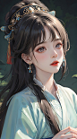 插画人像
