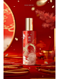 AI摄影~红色化妆品分享，龙年新年风格场景
