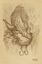 For A Few Dragons More... — Gallery Gerard : Quick post today! After my last post  A plague of Dragons  wherein we saw some wonderful dragons that have been illustrated throughout the ages I couldn't help but start scribbling a few myself. So today I