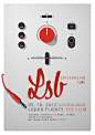 Liquid Flights : Little freelance posters for a friend of mine for their party in Prague.