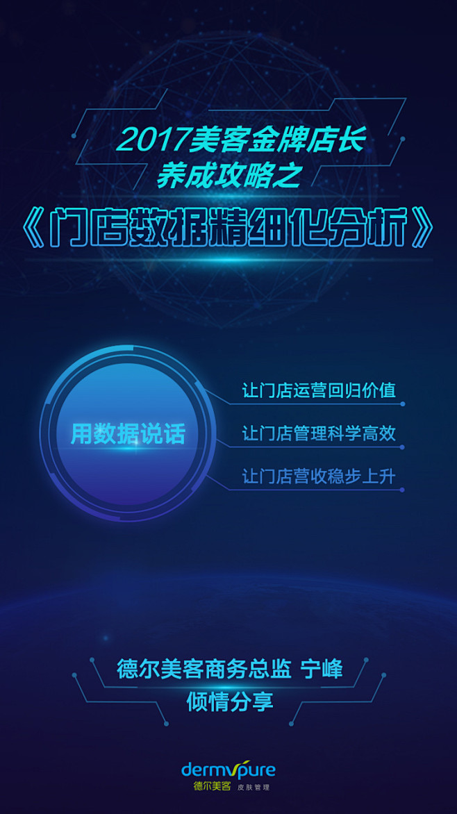 医美海报——金牌店长海报图