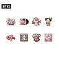 BT21 MUSIC系列金属徽章卡通动漫周边潮酷随身配饰LINE FRIENDS