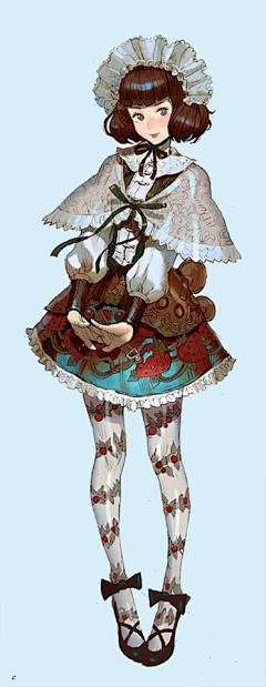X`X采集到原画设计——可爱萝莉