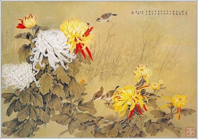 周中耀工笔花鸟画欣赏之二22p桃源居士桃源居