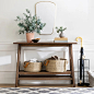 Umbrella Holder - Black / Gold - Hearth & Hand&#;153 with Magnolia