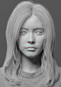 2019 woman, seokyun Jang : Personal Work.<br/>Redshift Render<br/>Texturing XYZ for Displacement maps.