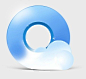 绘制QQ浏览器图标设计UI设计
