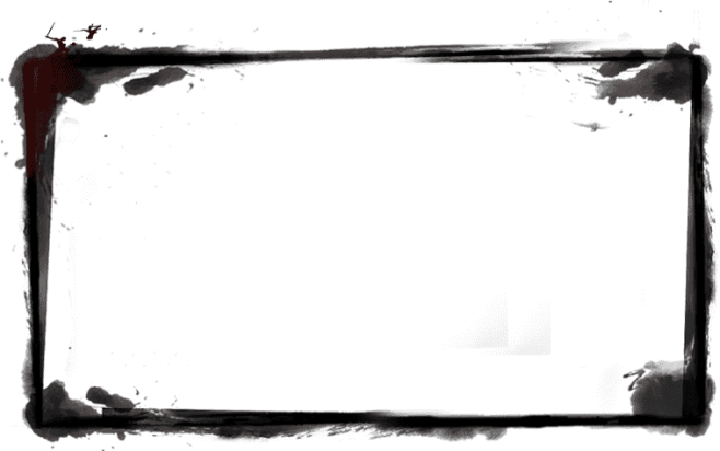 水墨框PNG