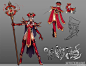 Whitemane Concept Art, Oscar Vega : My concept work for Whitemane in Heroes of the Storm.
She was incredibly fun to work on! Some of her early concepts explored what kind of priest she'd be (hence the staves)