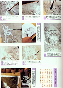 恶魔城-Artwork-小岛文美Kojima Ayami，日本插画师。风格主要偏向幻想系与历史系，又带有强烈的黑暗与死亡的风格，给人以独特印象，能将插图中的内涵沁入人心底的功力。或恐怖、或甜美、或妖异、或冷酷……欣赏者一刹那被牢牢吸引，然后仔细屏息凝望又能使人陶醉在一种直观而真实的世界中，仿佛看到了生 ( (8)