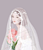 花季少女的婚礼——插画