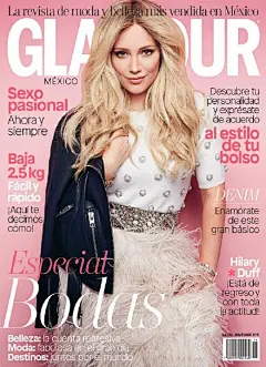 #杂志大片Editorials# Glamour Mexico November 2015：Hilary Duff by Frankie Batista，已为人母的Hilary依旧是青春无敌！