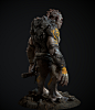 Cave Troll , Tomasz Marczak : Hi all, here is a finished Cave Troll piece. 
4 Texture Sets.
112K Triangles.