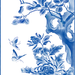 古代青花瓷图案花纹免扣元素