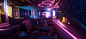 Ember Night Club, jordann jacobe : SCI-FI Night Club environment create with Unreal Engine 4.<br/> I use substance designer and 3dsmax for structural mesh and sometimes photoshop for props. I use some references like mass effect night club and Only 