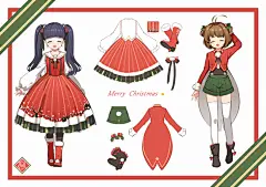 魔卡少女樱 大道寺知世 同人图 插画 壁纸 | 圣诞ver | 半次元-第一中文COS绘画小说社区