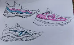 #球鞋设计我在行 #设计手绘 #手稿 - 小红书