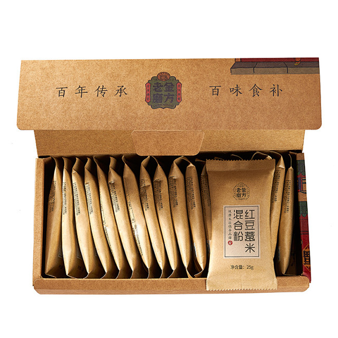 【11.11预售】老金磨方 红豆薏米粉薏...