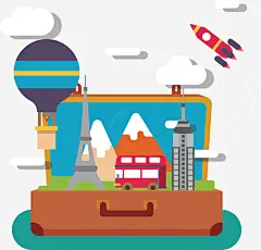 行李箱矢量图高清素材 设计图片 免费下载 页面网页 平面电商 创意素材 png素材