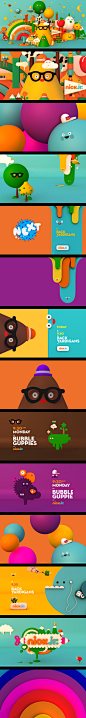 The world of Nick Jr. on Behance