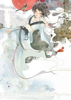 唯美古风人物插画分享 - 插画图片_插画师_插画壁纸_场景插画_yidodo.net - 意兜兜