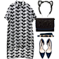 A fashion look from December 2014 featuring long day dresses, zara footwear and print handbags. Browse and shop related looks.