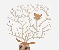 水彩小鹿插画 鹿 麋鹿 元素 免抠png 设计图片 免费下载 页面网页 平面电商 创意素材