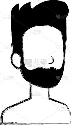 无上装,性格,头像,青年男人,可爱的,肖像,现代,自然美,发型,微笑
