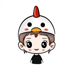Q萌Q萌的小头像。(via @卡通漫画手绘Q版头像定制 ) ​​​​