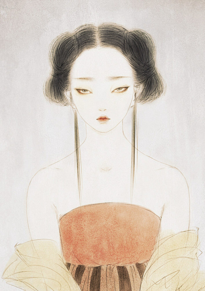 ~-mandarava_古风,妹子_涂鸦...