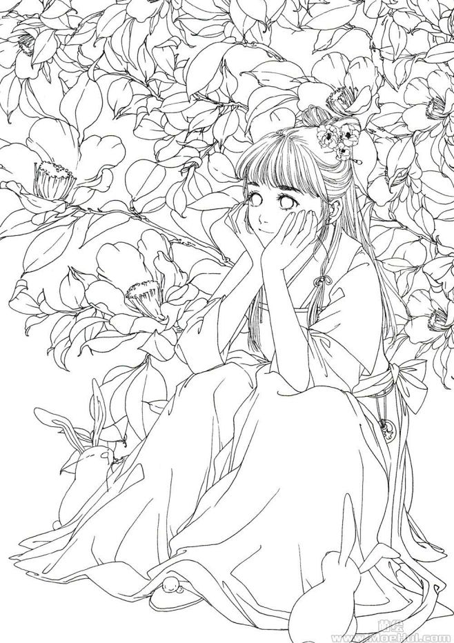 [新手练习线稿]古风线稿集IV[52P]