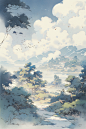 古风背景