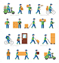 快递,交付,邮差的人.平坦的时尚偶像——人们的角色Courier, Delivery, Postman People. Flat Style Icon - People Characters箱、男孩、业务、汽车、快递交付,交付,设计师,司机,人物,平的,运费、图形,帽子,家里,图标,说明,工业,孤立的,工作,物流、邮件、男,男人,移动,包装,包裹,人,人,邮差 box, boy, business, car, courier, deliver, delivery, designer, driver, fi