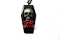 Dahlia Deranged Designs - Coffin Skull Rose Garden Memento Mori Extra Large Necklace