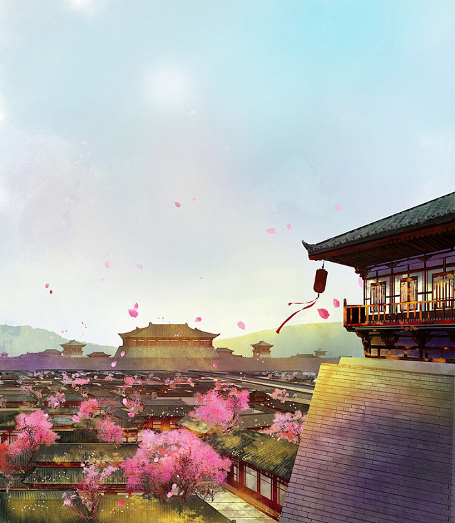 （古风场景） 绘师：历历秦川川