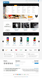 html5响应式手表商城网站模板源码下载 #Web# #UI#