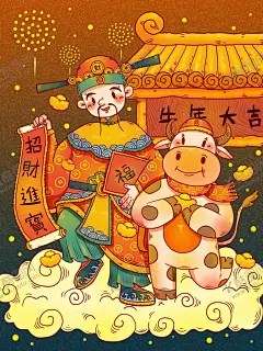 牛年 【酷图网】2021,牛年,舞狮,插画,辛丑年,年画,门神,牛,吉祥物,新年,装饰,窗花,新年快乐,牛年大吉,恭贺新禧,贺新年,春节,新春,财神,恭喜发财,福,书法,海报,贺礼,初一,年终,背景板,展板,微信,贴画,墙面,广告,红包,新年红包,年终总结,年会,新年背景,除夕,辞旧迎新,封面,贺岁