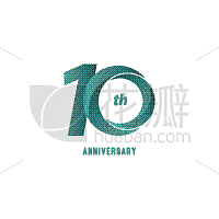 周年纪念,模板,数字10,商务,50年节...