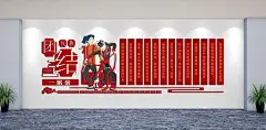 民族团结共筑中国梦文化墙主题
