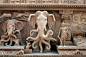 Elephants at Akshardham Temple: 