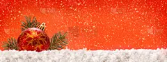 雪,红色,晚会,红色背景,贺卡,新的,边框,圣诞卡,水平画幅