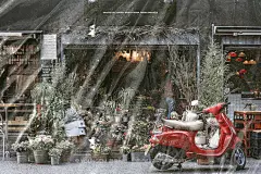 潮流街头复古做旧褶皱折痕磨损灰尘颗粒仿古海报背景底纹图片素材下载_颜格视觉
