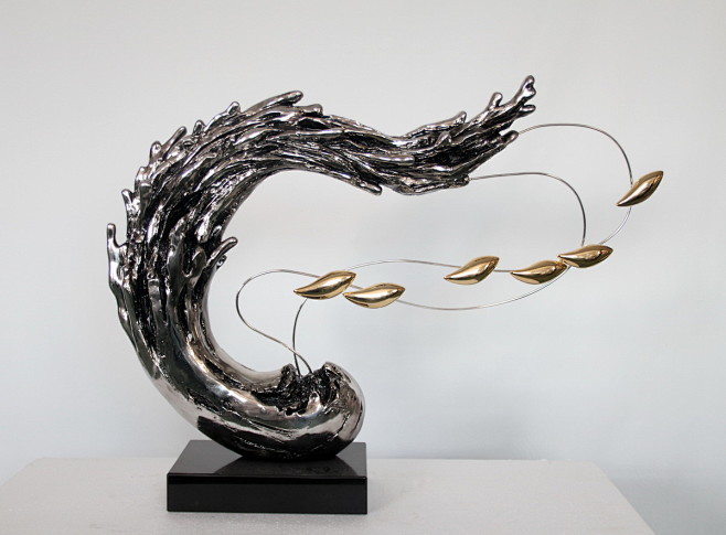 抽象群鸟雕塑艺术 - 雕塑雕像 - 家居...