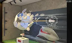 运动商店 商业橱窗设计 展览展示