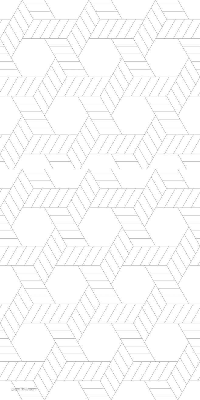 创意各式几何无缝图案纹理 (2)