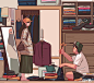 gyung studio——情侣日常  |  人物插画