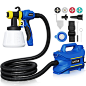 Amazon.com : LIFOVE Paint Sprayer 800W HVLP Electric Spray Paint Gun with 40 Fl Oz Container, 6.5FT Air Hose, 4 Nozzles & 3 Patterns, Easy to Clean, Suitable for Furniture, House, Fence, Walls, Etc. LF807 : Tools & Home Improvement