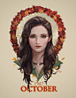HAREN（Kim Han seul）的风格有点像上世纪的老式海报