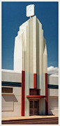 Vacant Art Deco building, Tuscon, Arizona.