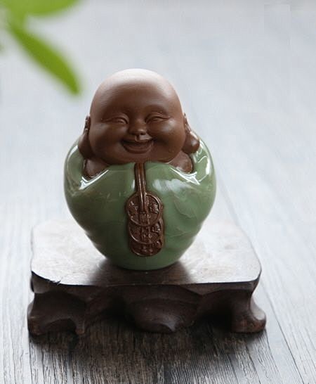 cute porcelain buddh...